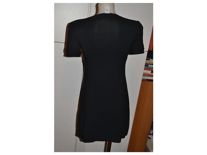 Vestido mini negro Pinko con mangas efecto bolero - vista 2