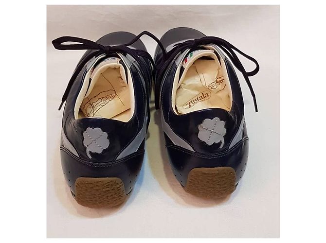 Silvano Lattanzi Sneakers con lacci Blu navy Turchese - vista 3