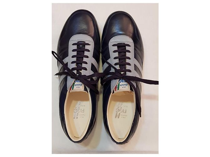 Silvano Lattanzi Sneakers con lacci Blu navy Turchese - vista 4