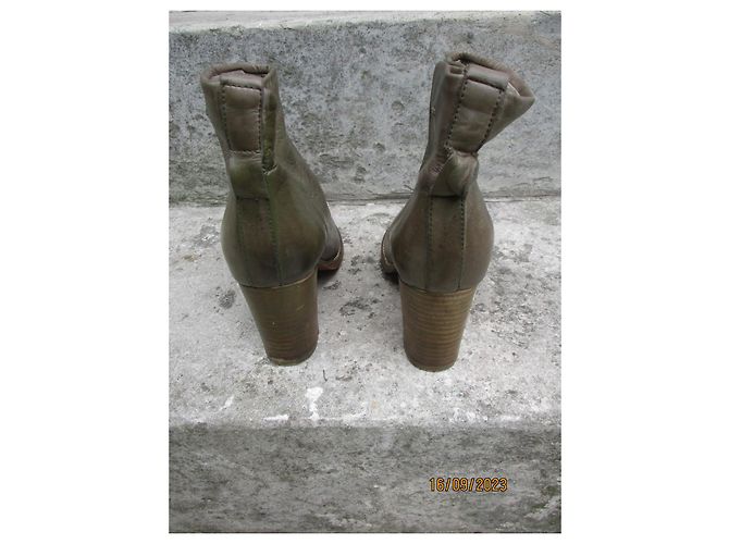 Humanoid Botas de cuero caqui, Pointure 37. - vista 3