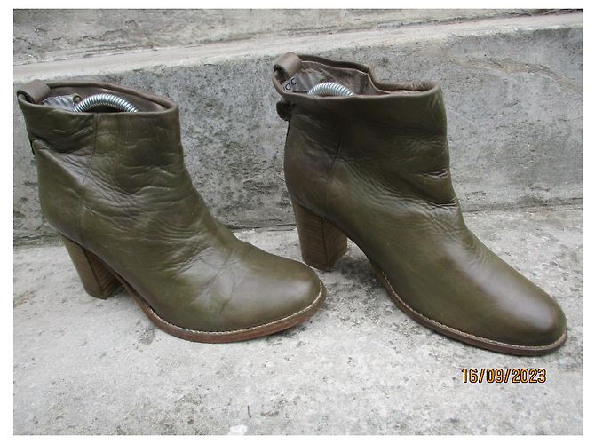 Humanoid Botas de cuero caqui, Pointure 37. - vista 4