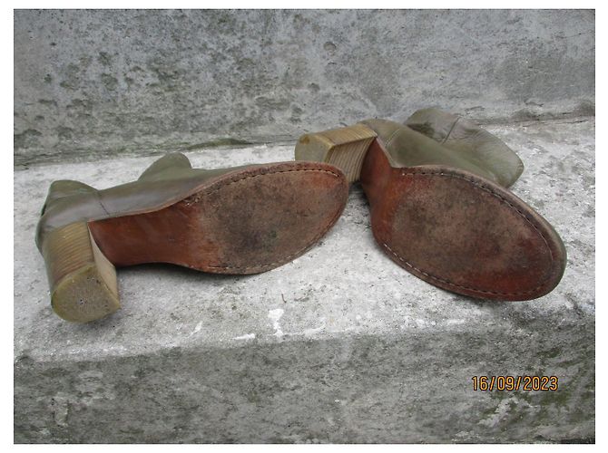 Humanoid Botas de cuero caqui, Pointure 37. - vista 5