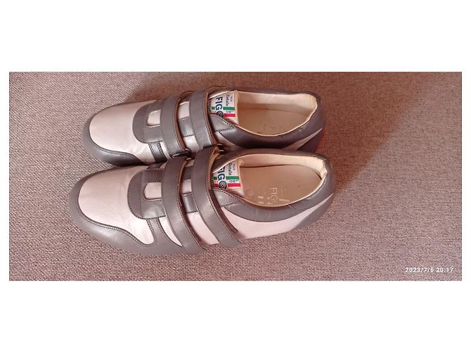 Silvano Lattanzi Sneakers senza lacci Beige Grigio - vista 2