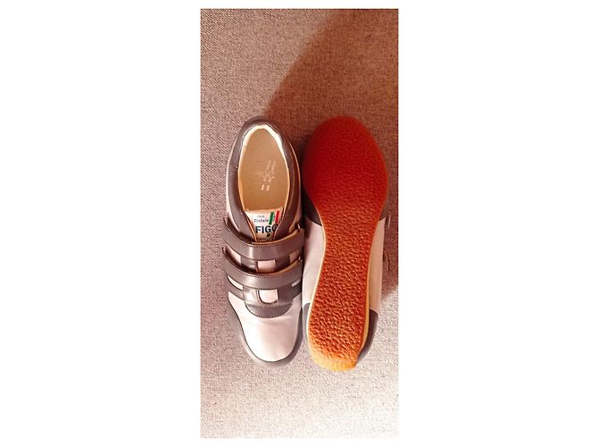 Silvano Lattanzi Sneakers senza lacci Beige Grigio - vista 4