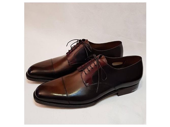 Silvano Lattanzi Stringate Multicolore Marrone chiaro - vista 2