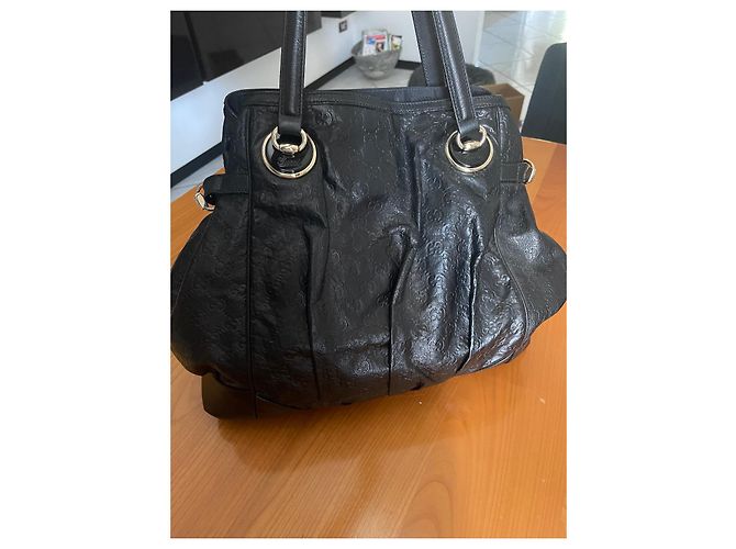 Borsa Gucci in pelle nera Nero - vista 10