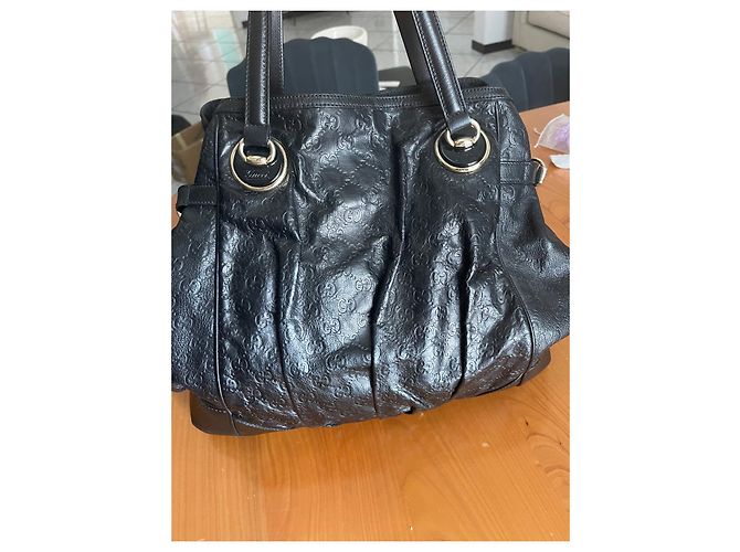 Borsa Gucci in pelle nera Nero - vista 2