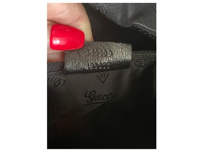 Borsa Gucci in pelle nera Nero - vista 7