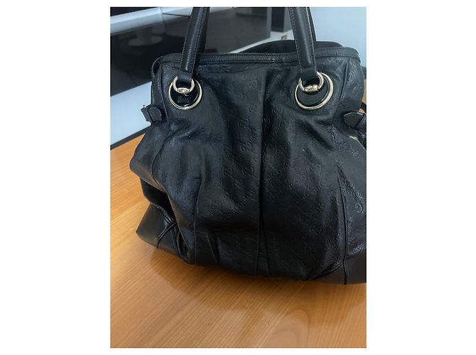 Borsa Gucci in pelle nera Nero - vista 9