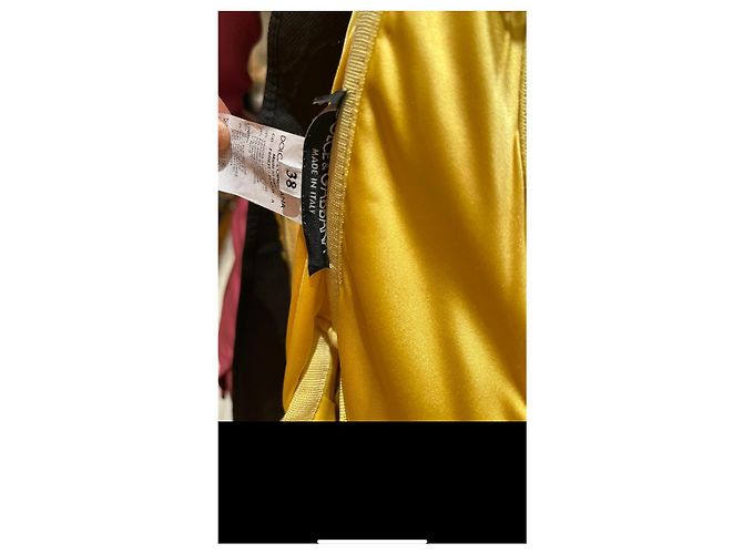 Vestido de encaje amarillo con bustier Dolce & Gabbana - vista 8