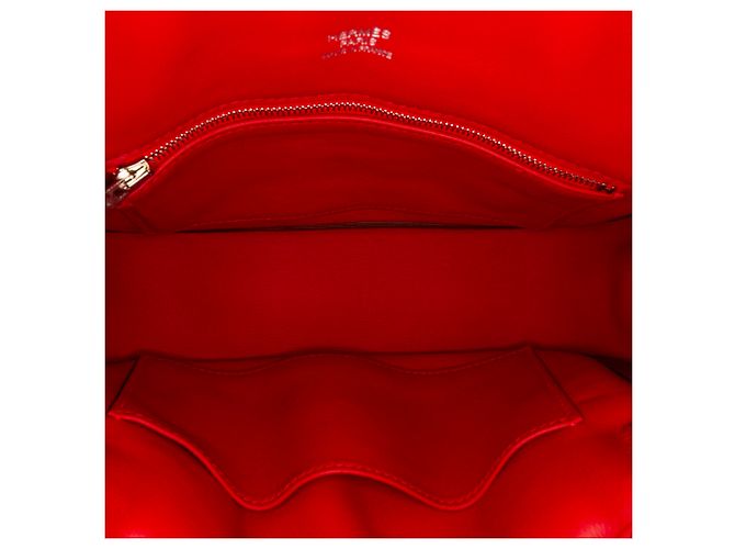 Hermès Borsa a tracolla Hermes Mini Swift Berline rossa Rosso - vista 6