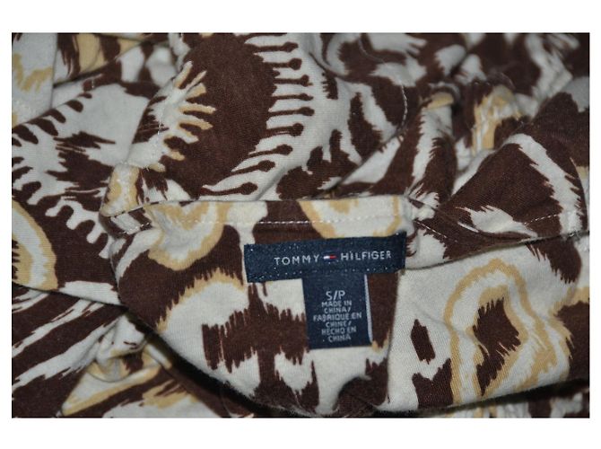 T-shirt Tommy Hilfiger in cotone e modal multicolore S - vista 3