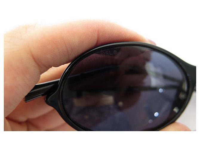 GAFAS DE SOL CC CON LOGO CHANEL 5044-B GAFAS DE SOL DE PLÁSTICO NEGRO - vista 7