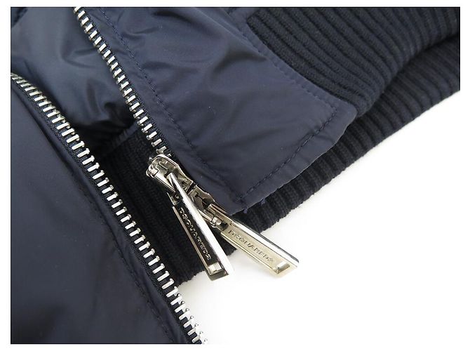Dsquared2 NEW DSQUARED JACKET2 BOMBER S74I HAVE0760 M 50 IN NAVY BLUE NYLON NEW COAT - view 10