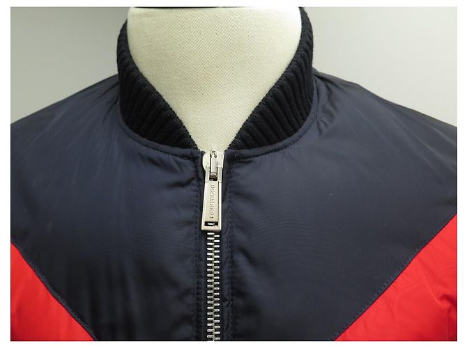 Dsquared2 NEW DSQUARED JACKET2 BOMBER S74I HAVE0760 M 50 IN NAVY BLUE NYLON NEW COAT - view 2