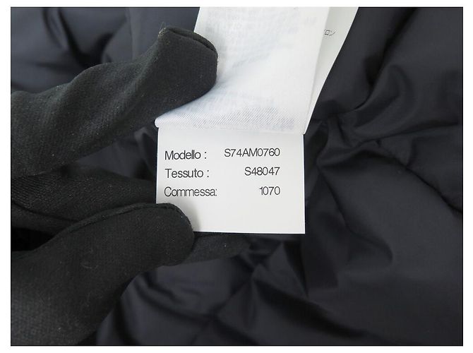 Dsquared2 NEW DSQUARED JACKET2 BOMBER S74I HAVE0760 M 50 IN NAVY BLUE NYLON NEW COAT - view 6