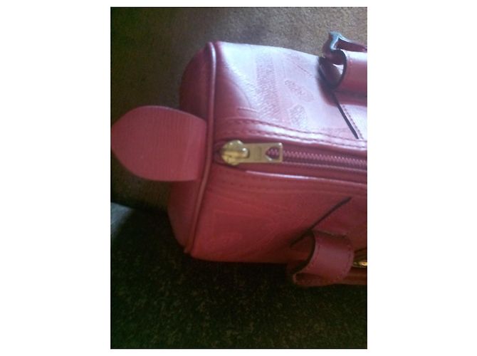 Borsa Christian Dior Boston Rossa Monogramma Pelle Rosso - vista 6