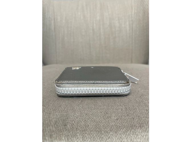 COURREGES Wallets T.  Vegan leather Silvery - view 7