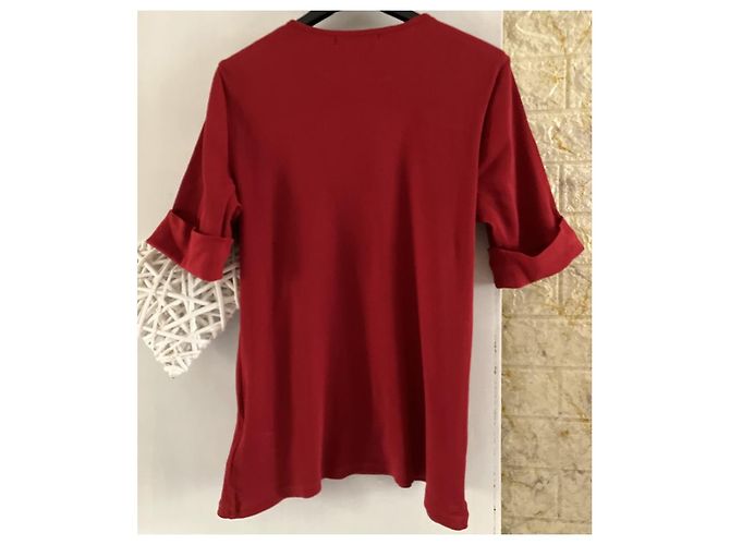 Ralph Lauren Strickpullover aus Baumwolle Rot - Ansicht 3
