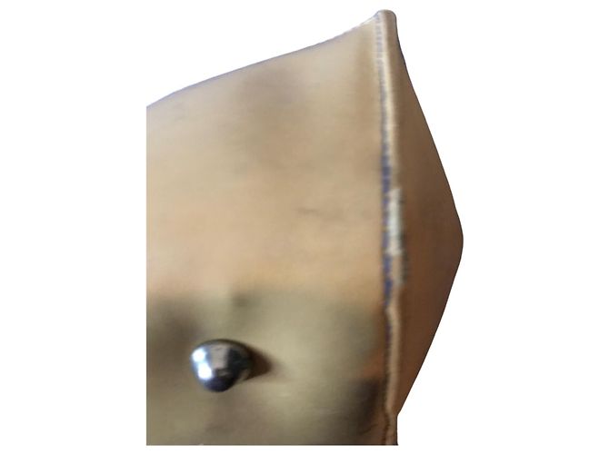 Borsa bimateriale Le Tanneur Blu Cammello - vista 6