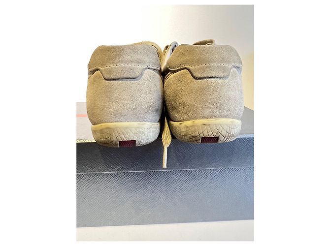 Ballerine Prada Beige in Viscosa e Pelliccia - vista 6