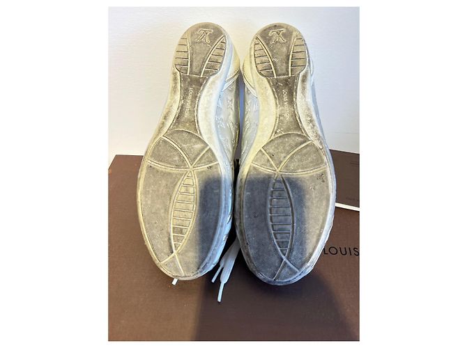 Louis Vuitton ballerine Argento Bianco - vista 9