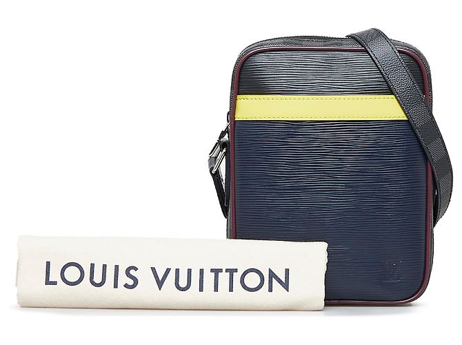 Louis Vuitton Nero Epi Damier Graphite Danube Slim - vista 10