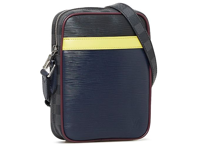 Louis Vuitton Nero Epi Damier Graphite Danube Slim - vista 2