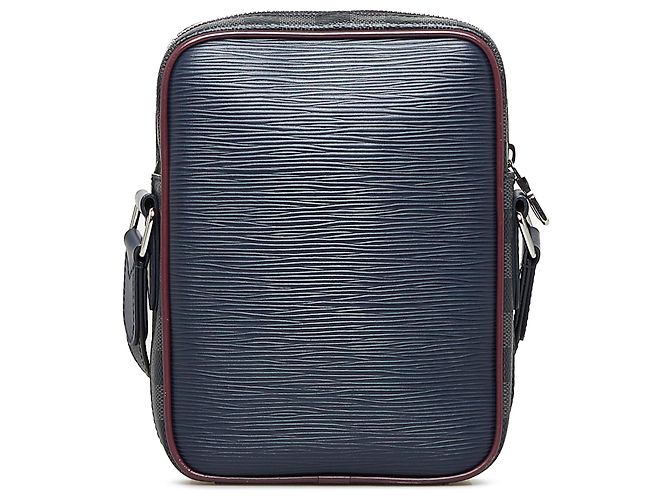 Louis Vuitton Nero Epi Damier Graphite Danube Slim - vista 3