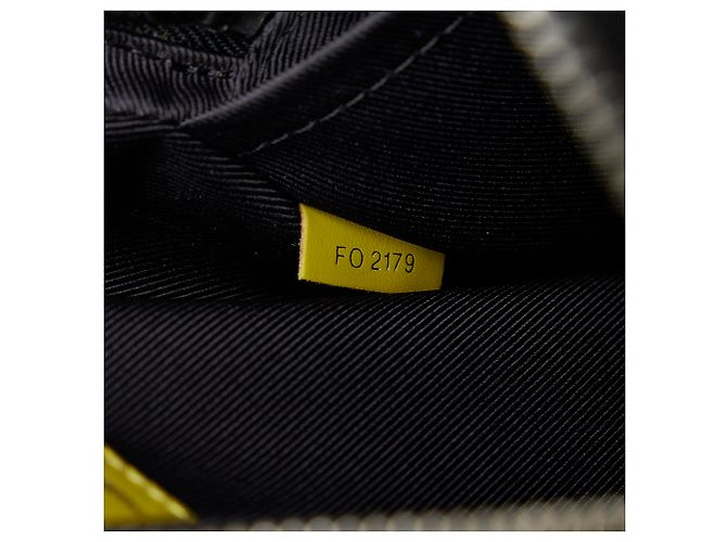 Louis Vuitton Nero Epi Damier Graphite Danube Slim - vista 7