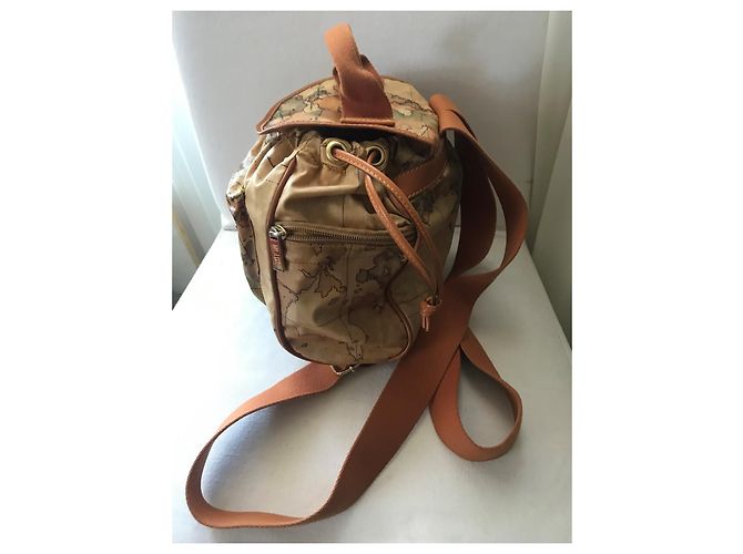 Autre Marque Alviero Martini Leather Backpack Camel - view 4