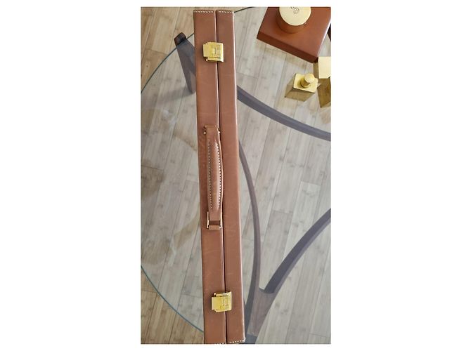 Valigetta da toilette da uomo di Hermès Caramello - vista 9