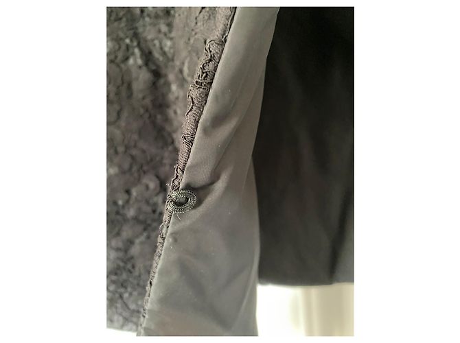 BOLERINO/CAPPA VALENTINO VINTAGE DOUBLE FACE Nero - vista 6
