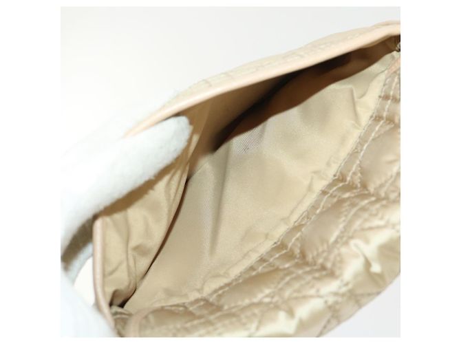 Christian Dior Lady Dior Canage Borsa a tracolla Nylon Beige Aut 48125 - vista 15