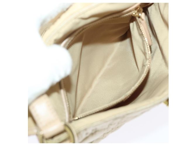 Christian Dior Lady Dior Canage Borsa a tracolla Nylon Beige Aut 48125 - vista 22