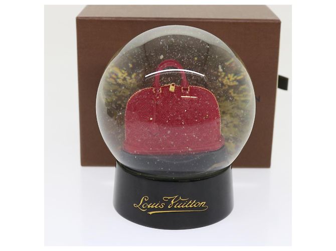 LOUIS VUITTON Snow Globe Alma VIP Limited Trasparente Rosso LV Auth 45574 - vista 12