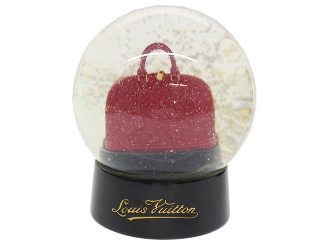 LOUIS VUITTON Snow Globe Alma VIP Limited Trasparente Rosso LV Auth 45574 - vista 13