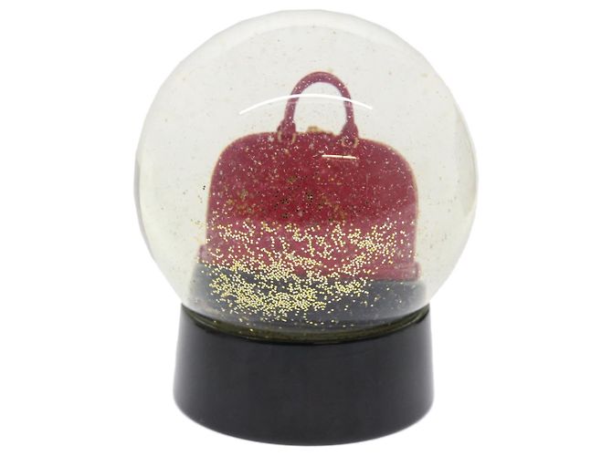 LOUIS VUITTON Snow Globe Alma VIP Limited Trasparente Rosso LV Auth 45574 - vista 2