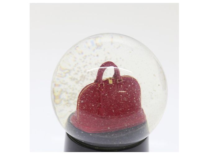 LOUIS VUITTON Snow Globe Alma VIP Limited Trasparente Rosso LV Auth 45574 - vista 5