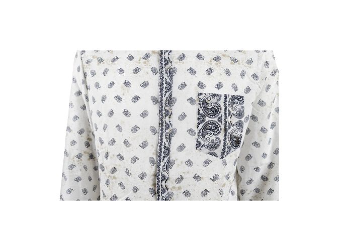 Pierre Balmain Hemd mit Paisley-Print Weiß - Ansicht 3