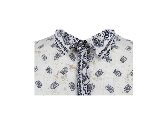 Pierre Balmain Hemd mit Paisley-Print Weiß - Ansicht 4
