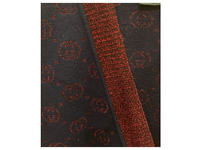 ***GUCCI Strickjacke mit glitzerndem GG-Logo Marineblau - Ansicht 4
