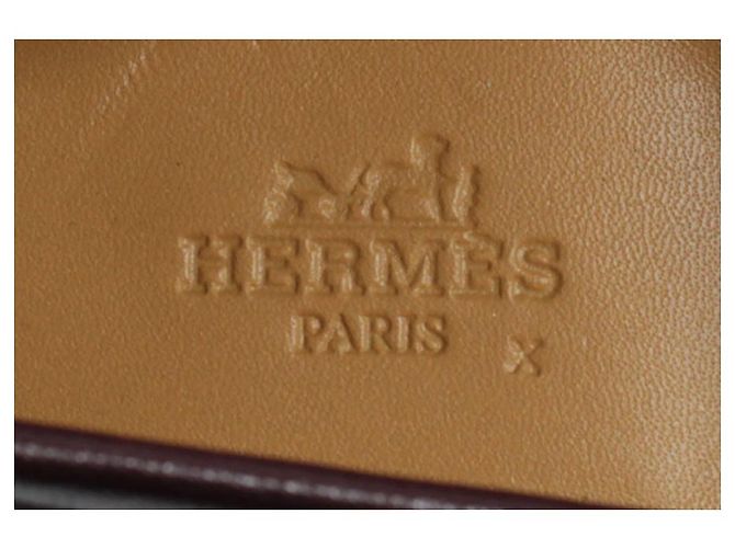 Hermès Müßiggänger Slipper Bordeaux - Ansicht 7