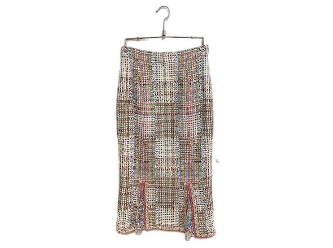 *** Terno de tweed CHANEL Multicor - vista 3