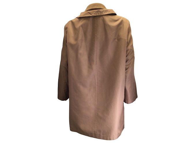 Akris Brown Angora Coat and Silk Overcoat Two-Piece Set - view 3