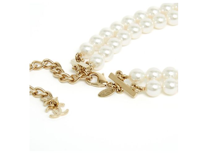 Chanel 23P set CC in orecchini quadrati XL D'oro - vista 4