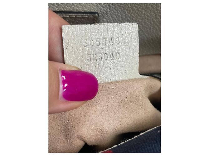 Borsa Gucci in pelle bianca Bianco - vista 15