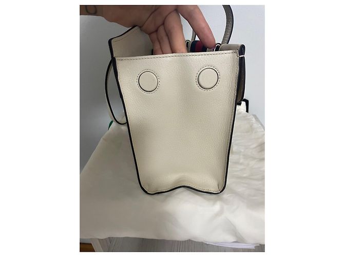 Borsa Gucci in pelle bianca Bianco - vista 19
