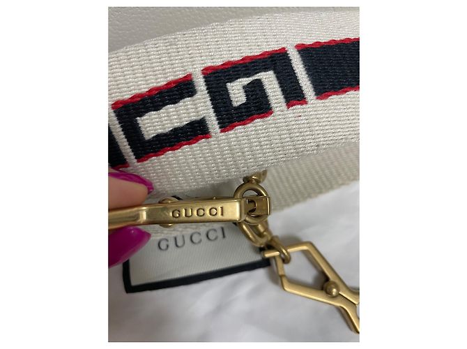 Borsa Gucci in pelle bianca Bianco - vista 8