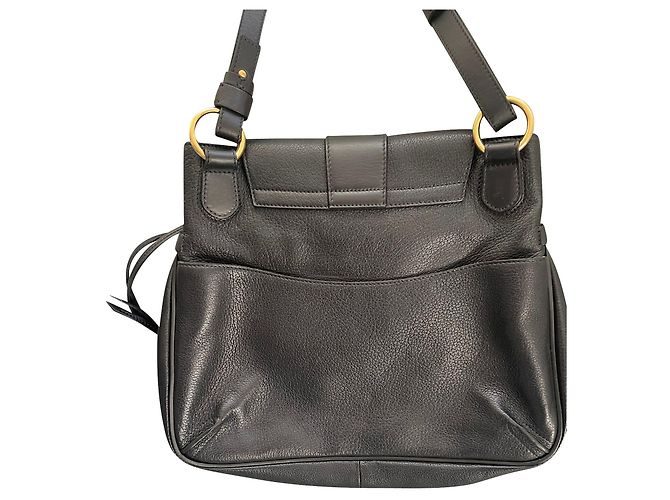 Chloé Borsa a tracolla piccola Chloe Lexa in pelle nera - vista 18